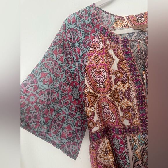 Anthropologie Kachel Travi Printed Maxi Dress S - Picture 2 of 7